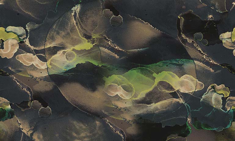Papel pintado abstracto alcohol tinta oscuro photo