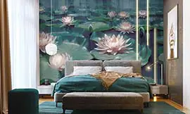 High electrical pylons wall mural wallpaper | Extradecor