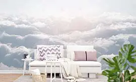3d двухцветные полоски мини фотообои | Extradecor