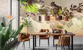 High electrical pylons wall mural wallpaper | Extradecor