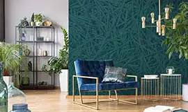 Tropische Blumen Strelitzia Abend Fototapete | Extradecor